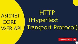 ASPNET Core WEB API  7 HTTP HyperText Transport Protocol in Telugu [upl. by Yusem351]