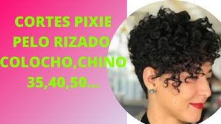 ▪︎CORTES CABELLO MUJER 2021▪︎PIXIE PELO RIZADO CHINOCOLOCHO 3040 5080 [upl. by Kristyn]