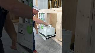 Getting the tool bench organized with the ​⁠festoolcanada SYSAZ pull out drawers woodworking [upl. by Everick]