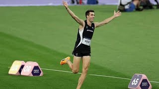 New Zealands Hamish Kerr gold winning jump in Mens high jump final Paris Olympics 2024 McEwan [upl. by Durston605]