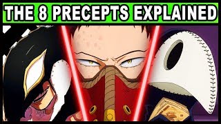 The 8 Precepts of Death and Their Quirks Explained My Hero Academia  MHA BNHA  Season 4 S4 [upl. by Selfridge]