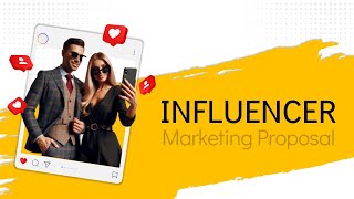 Influencer Marketing Proposal Animated PowerPoint Template [upl. by Tteraj]