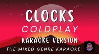 CLOCKS COLDPLAY  KARAOKE VERSION [upl. by Ynnod]