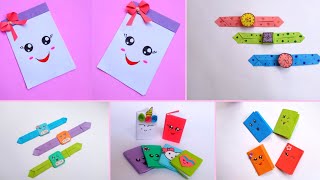 5 amazing paper craft idea  DIY  How to make  Easy craft combo  School project idea Paper craft [upl. by Nynnahs]