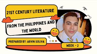 21st Century Literature from the Philippines and the World WEEK2 [upl. by Schwarz74]