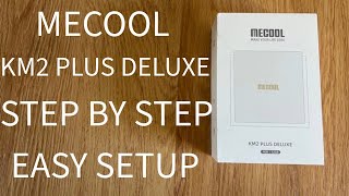 MECOOL KM2 PLUS DELUXE SET UP [upl. by Macfadyn]