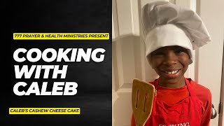 Cooking With CalebCaleb Cashew Cheese Cake [upl. by Ynamrej]