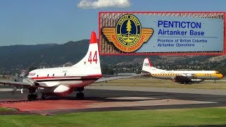 BUSY DAY  the Penticton Air Tanker Base [upl. by Stephen414]