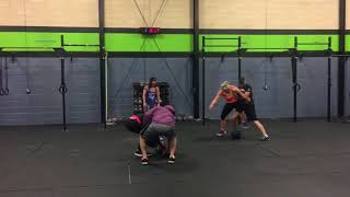 Garage wars CrossFit warmup game [upl. by Sabra]