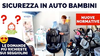 SEGGIOLINO AUTO COME FUNZIONA NORMATIVA E OMOLOGAZIONE [upl. by Adnahsor539]