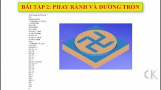 SSCNC Tutorial full Bài tập 2 Phay rảnh và đường tròn [upl. by Ihskaneem896]