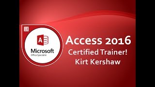 Microsoft Access 2016 Reports Charts [upl. by Nimajaneb]