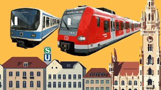 Munich Public Transit Explained Tickets Traps and Tips [upl. by Llenehc233]