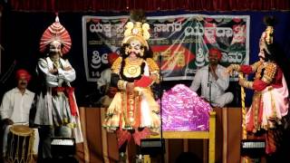 Yakshagana 2016Haasya 02Sri Ramesh Bhandari as Daaruka [upl. by Abbotsun]