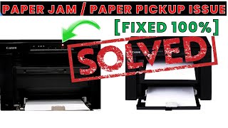 Canon MF3010 Paper Pickup Problem Fix  How to Fix Paper Jam Issue in Canon MF3010 Laser Printer [upl. by Novyat369]