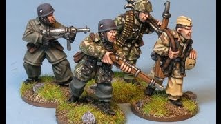 Painting faces in 28mm  Bolt Action Operation Squad SAGA etc [upl. by Hallock]