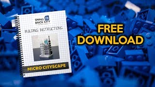 FREE LEGO Micro Cityscape Building Instructions  More [upl. by Eerhs]