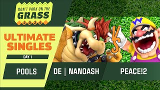 DE  Nanoash Bowser vs Peace2 Wario  DPG 2024  Ultimate Singles Pools [upl. by Retsae]