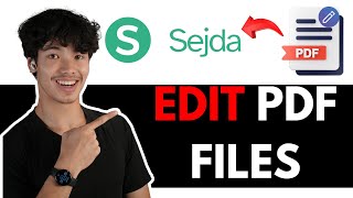 How to Edit PDF Files on Sejdacom EASILY ✅ [upl. by Henrie108]