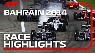 2014 Bahrain Grand Prix Race Highlights [upl. by Danete]