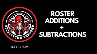 DETROIT RED WINGS ROSTER ADDITIONS amp SUBTRACTIONS 2024 [upl. by Virge]