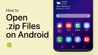 How To Open ZIP Files on Android Devices  Guide [upl. by Epolenep]