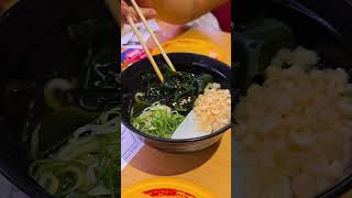 Wakame udon noodles 🍜delicious hot 😋 [upl. by Marashio657]