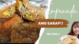 Ilocos Empanada  Ang sarap namis ko to [upl. by Dallman818]