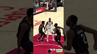 60 secs of Nuggets Will Barton cold finishes 🥶… Will Barton 201920 Season ReCreated🪄  🎮 NoUsers [upl. by Medor]