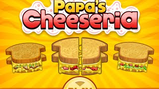 Papas Cheeseria Full Gameplay Walkthrough [upl. by Audy548]