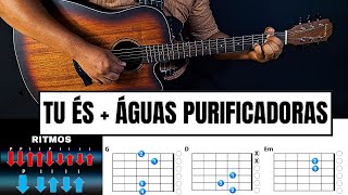 JUNTO AO POÇO ESTAVA EU 🙌 Tu És  Águas Purificadoras  FHOP MUSIC Aula de Violão Simplificada [upl. by Chouest]