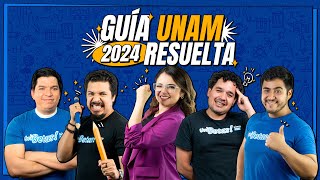 GUÍA UNAM 2024 ÁREA 3 Todos los reactivos resueltos del Examen simulador [upl. by Hahcim529]