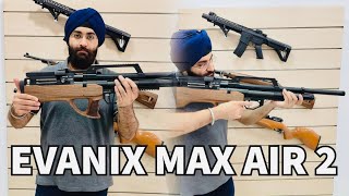 Evanix Max Air 2 semi auto Air Gun Rifle Bullpup PCP AirgunReview [upl. by Harret]