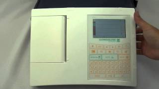 Cardioline AR1200 EKG machine [upl. by Tamma]