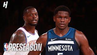 Minnesota Timberwolves vs New York Knicks  Full Game Highlights  October 14 2023 NBA Preseason [upl. by Ynohtnad583]