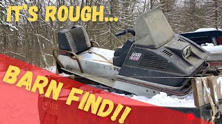 1971 Arctic Cat Snowmobile Sitting 15 years Will it Run [upl. by Krenn]