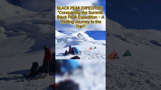 Black Peak Expedition  A Thrilling Journey to the Top outdoorsblackpeak bandarpunchcamping [upl. by Sasha]