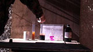 REDOX  ironII sulfate oxidation with permanganate ion [upl. by Inan]