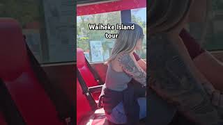 Waiheke Island bus TourmemoriesNZlife [upl. by Iren]