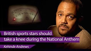 Kehinde Andrews ‘British sports stars should not stand for the National Anthem  BBC Newsnight [upl. by Drewett]