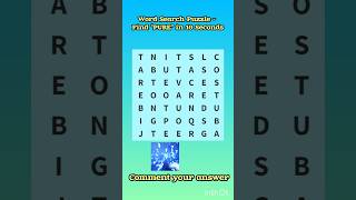 Word search puzzleword gamequiz puzzle [upl. by Esiralc]