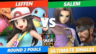 SSC 2019  Leffen Pokemon Trainer Vs Salem Snake Hero SSBU Smash Ultimate Tournament [upl. by Diann]