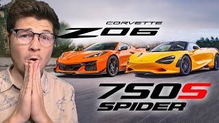 C8 CORVETTE Z06 VS MCLAREN 750S WHAT YOU NEED TO KNOW [upl. by Bigler]