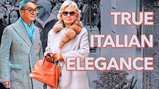 ITALIAN ELEGANCE STREET STYLE IN MILAN How to look classy and timeless at an ADVANCED AGE [upl. by Assirim831]