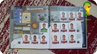 Panini Fifa World Cup Brasil 2014 WM HARDCOVER ALBUM HD ★ Update [upl. by Grissom767]