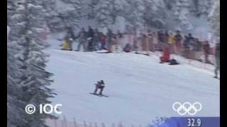 Alpine Skiing  Mens Downhill  Lillehammer 1994 Winter Olympic Games [upl. by Ennaeerb]