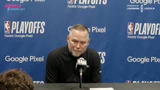 We Got A Series  Michael Malone Post Game Interview  Nuggets vs Timberwolves Game 3 [upl. by Corley535]