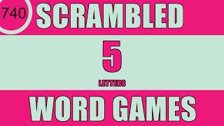 Scrambled Word Games  Can you guess all scrambled words Jumbled Words Guess the Word Games [upl. by Nelan]