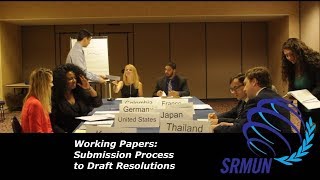 Working Papers Submission Process to Draft Resolutions  SRMUN [upl. by Treboh]