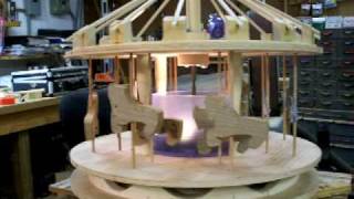 Carousel for Treasure Coast Woodcarvers club [upl. by Orwin]